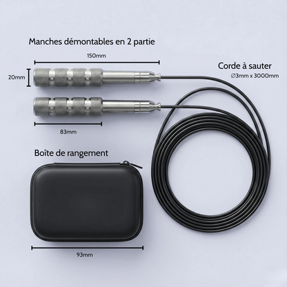 Corde à sauter démontable